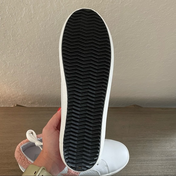 NIB Steve Madden Pink Star White Sneakers Size 11 - Picture 9 of 11